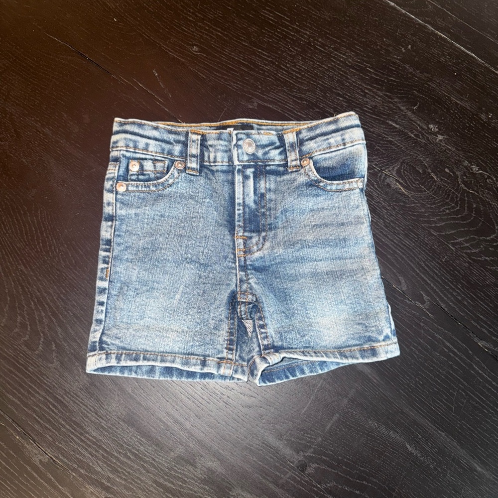 7 For All Mankind Blue Casual Denim Cutoff Shorts